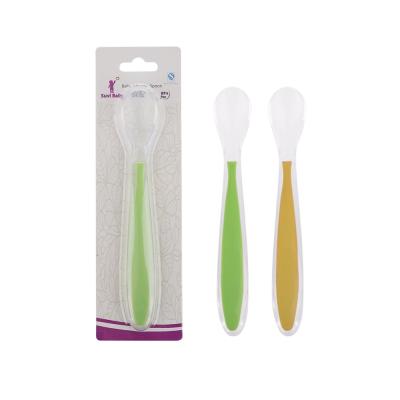 China Food grade wholesale bpa free sample bpa free soft silicone baby spoon for sale