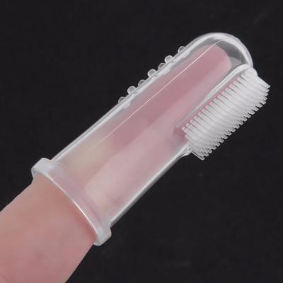 China Disposable Custom Adult Toothbrush Silicone Finger Plastic Clear Adult Toothbrush for sale