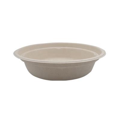 China Large Capacity Disposable Biodegradable To Go 32oz Noodle Bowl Salad Bowl with PET Lid, Compostable Sugarcane Bagasse for sale