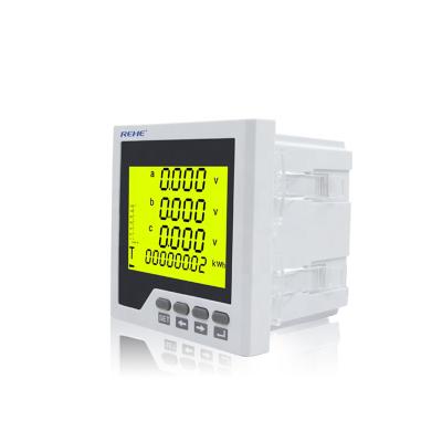 China ABS Plasitc Power Factor Meter Electricity Meter COS Meter Multi-Function Digital Meter 96*96 for sale