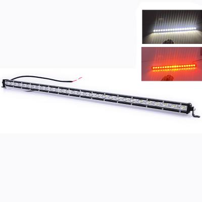 China 33 Inch 90w Color Changing Led Light Bar For Automotive Amber / Dual White Color - Front Grille Bumper Remote Control 33.4*1.0*1.8inch 848*25*46mm for sale