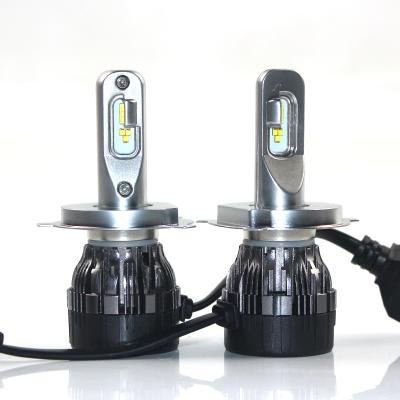 China Silent H4 Light with Perfect Beam - Fan Car H4 LED Headlight Bulb LED Bulb 4300K ​​4500K 6500K - 12 Volt 24 Volt -- H4 Plug and Play for sale