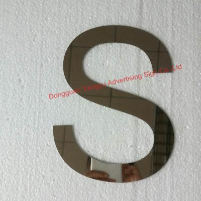 China Customized Surface 1mm Thickness Metal Alphabet Letters Silver Polished Laser Cutting Stainless Steel Letters for sale