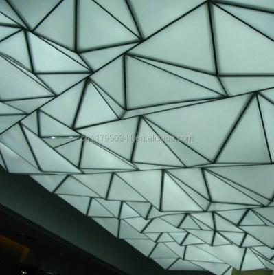 China Artistic Ceilings Clear White Transparent PVC Stretch Ceiling Film For Kid Room for sale