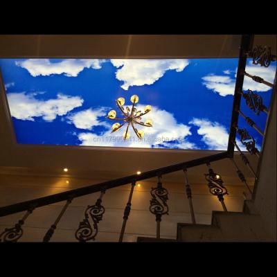 China New Artistic Ceilings UV Star Printed Soft Skylight Protection PVC Stretch Ceiling Film for sale