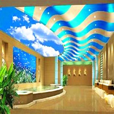 China MSD Artistic Authentic Quality MSD Waterproof Digital UV Printed Stretch 3D PVC Ceiling Soft Film for Kitchen Office Decorations for sale