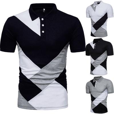 China Anti-Wrinkle Latest Style Men' s Polo Shirts Short Sleeve Muscle T-Shirts Summer Blouse Tops for sale