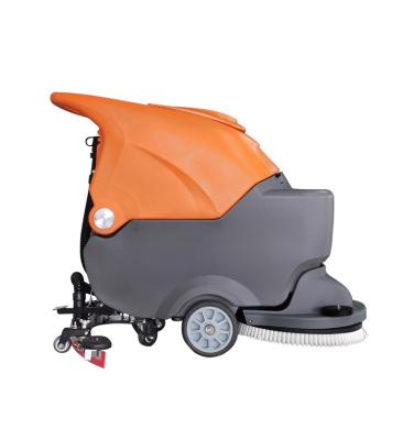 중국 Hotels Self Propelled Hand Pushing Type Industrial Floor Scrubber Cleaning Machine 판매용