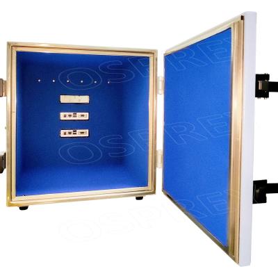 China 20000 Units annual test wifi GSM 5G 6G bluetooth Singal sales shielding box chamber Emi Wifi 5g Gsm Phone Signal Test RF O MS4040 Shield Manual Box for sale