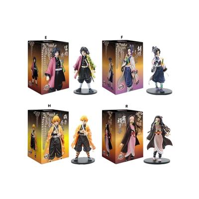 China Cartoon Toy 15 Styles Hot-selling Model Decoration Collection Toy Blind Box Action Figure Anime Demon Slayer Character for sale