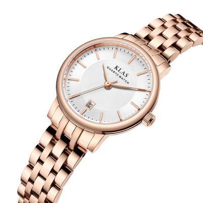 China Best Date KL-3553 Best Selling Grace Top Sellers Wholesale Rose Gold Stainless Steel Automatic Stainless Steel Band Minimalist Watches Unisex for sale