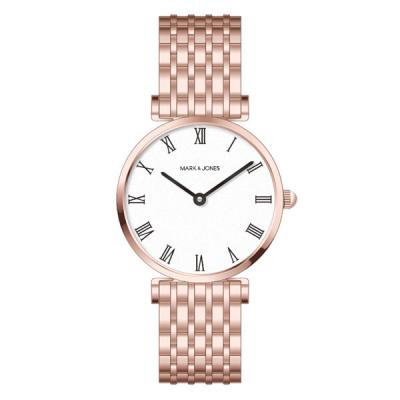 China HS-0065 Chronograph Success Quartz Fashion Rose Gold Stainless Steel Minimalist Women Watches Ladies for sale