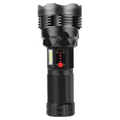 China Wholesale Energy Saving Outdoor Aluminum Led Flashlight Flashlight Laser Tactical Flashlight High Power for sale