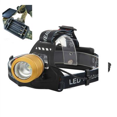 China Energy Saving Outdoor Aluminum Zoomable Bright Rechargeable Led Hunting Mining Headlight for sale