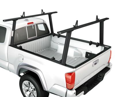 China Universal Aluminum Alloy Van Truck Rack Adjustable For Tacoma Truck Bed Rack Pickup Ladder Rack Accessories for sale