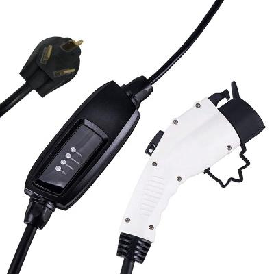 China NEMA 10-30 EVSE Level 2 220Volt 16A Electric Vehicle Automotive EV Charger For Leaf Volt Prius for sale