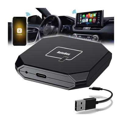 China High Quality Wireless Carplay On-Screen Wired Apple Box Portable Support Upgrading Control for sale