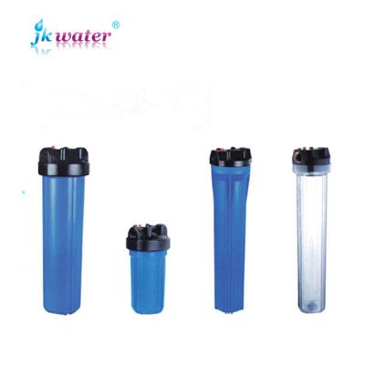 China Plastic Drinking Water Precision Filter Housing / Blue Large Cartridge Water Filter Housing In Water Treatment for sale