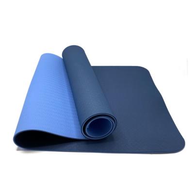 China Hot Selling Funny Exercise Mat Tpe High Density Fitness Yoga Home Fitness Yoga Eco-friendly Mat for sale