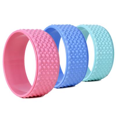 China High Quality Home Use Wheel Gym Fitness Yoga Wheel PP EVA Balance Training Yoga Roller for sale