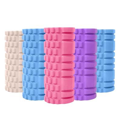 China Hot Selling New PVC Yoga Roller Massager Round Foam Roller Eva Material Spike Shape Home Fitness Massage Half Cavity Yoga for sale