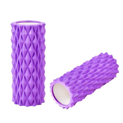 China High Quality Home Fitness Material Yoga PVC Hollow Foam Roller Massager Hollow Roller for sale