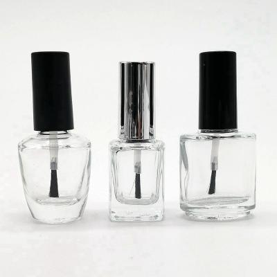 China Personal Care Square Nail Enamel Polish Bottle Sassy Nail Paint Empty Packaging Glass Bottle for sale