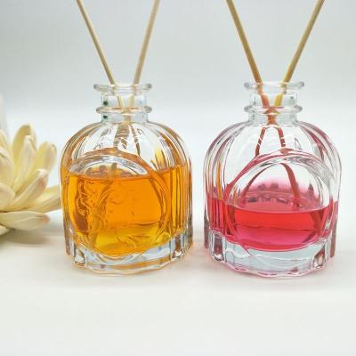 China Wholesale 100ml Room Aroma Fragrance Reed Diffuser Glass Bottle With Eco - Friendly Cork for sale