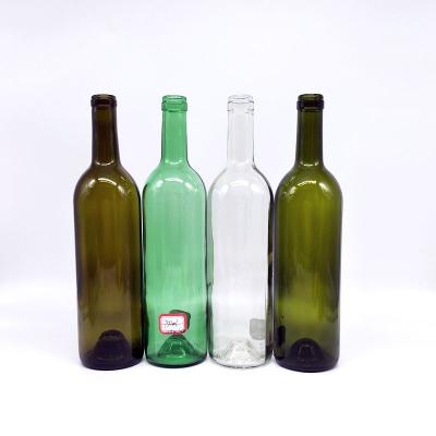 China Eco - Friendly Regular Black Burgundy Wine Glass Bottles 750ml Produced By China Supplier for sale