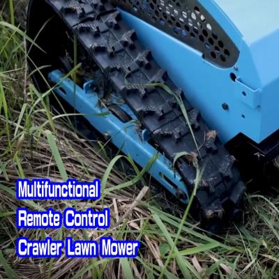 China Easy Operation Lawn Mower Robot Lawn Mower Cordless Crawler Lawn Mower for sale