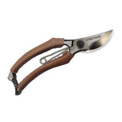 China Professional manufacture of anti-slip handle 205mm drop forged deviation handmade pruner shears tender welkut for sale