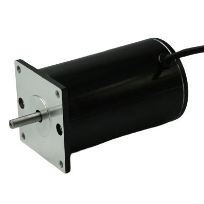 China 24V 48V Permanent Magnet Brushed DC Motor 30-300W 76ZYT For Swing Barrier Gate Intelligent Turnstile for sale