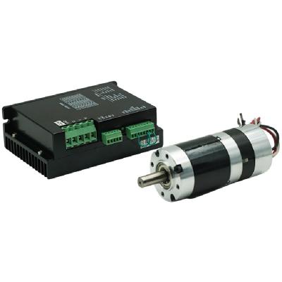 China Brushless Aangepaste Motor 20-100W van 56JBX DC24v met Planetarische Versnellingsbak voor het Materiaal van de Precisiecontrole Te koop