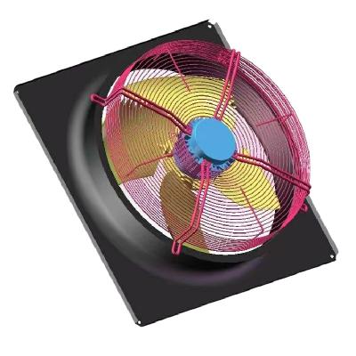 China 3 fan de flujo axial compacta de la fase 900m m 380V para las unidades del tejado de la CA en venta