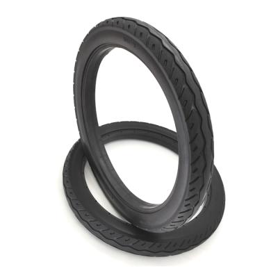 China Rubber Tire 16X1.75 Tubeless Tires Cheap Solid No--Inflatable Tires For Electric Bicycle for sale