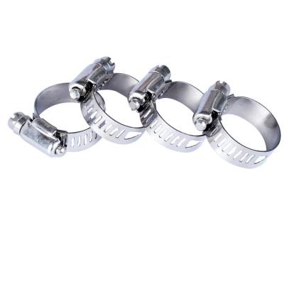 China Connection 12.7mm Bandwidth Vehicle Gas American Kind Perforated Hose Clamps for sale