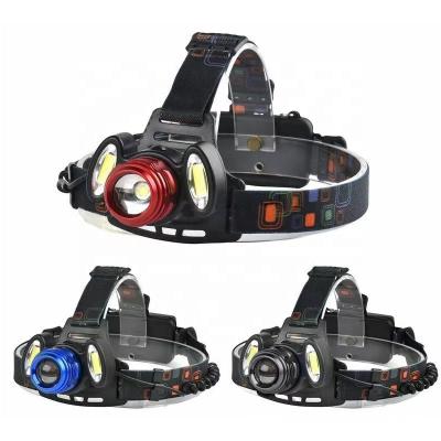 China Factory Wholesale Custom Waterproof Outdoor Headlight Camping Jogging Aluminum Alloy Charging LED for sale