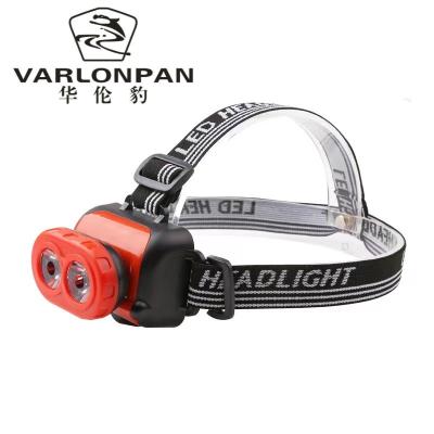 China Professional Double Lamp Bead 3W LED Spotlight Outdoor Camping Headlight Headlamp Manufacturer for sale