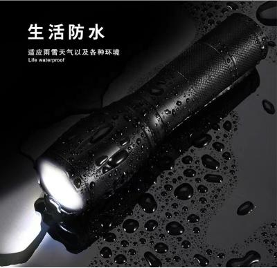 China Cheap Emergency Factory Outlet Multi-Function Rechargeable LED Flashlight Rechargeable Light Zoomable Outdoor Camping Torch for sale