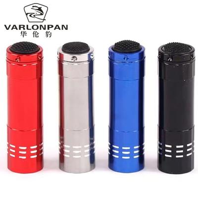 China China Wholesale Emergency Supplies Available To Students 9 Mini Light Aluminum Alloy Battery Portable Flashlight for sale