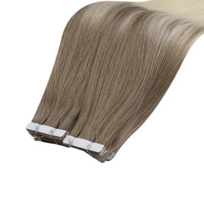 China Best Moresoo #Bala8/60 Silky Straight Injection Silky Straight Tape In Hair Extensions Virgin Hair for sale