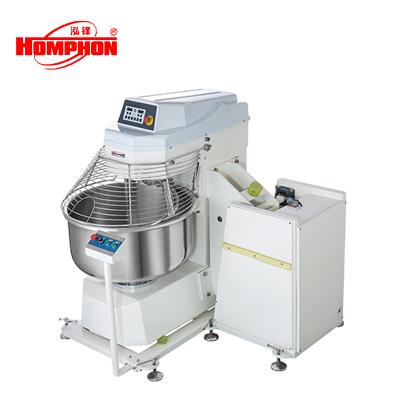 China Snack Factory Professional Automatic Dough Spiral Mixer With Pusher For Bakery Cake Shops for sale