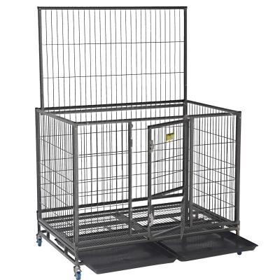 China HS-37FA Heavy Duty Iron Pet Cage Dog Crate Iron Frame for sale