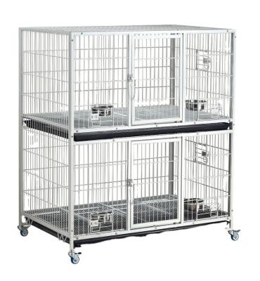 China Breathable D190--Durable Series Large Metal Pet Cage Kennel For Pet Hospital Pet Hospital Display for sale