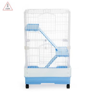 China New Breathable Pet Cat Cage, Metal Cat Cage, Pet Breeding Cage Design Supplier for sale