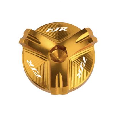 China Motorcycle Aluminum After Market Parts Oil Cap Fuel Gauge Screw Cover YZF R1 R6 FJR1300 XV1100 for sale