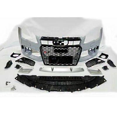 China Plastic Body Kit For Audi A7 2012-2015 Upgrade To RS7 Style Include Front Bumper With Grille for sale