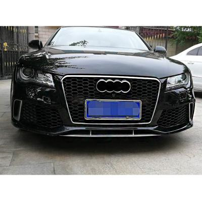 China Plastic suitable for Audi A7 2012-2015 modified to RS7 style contain front bumper and grill for sale