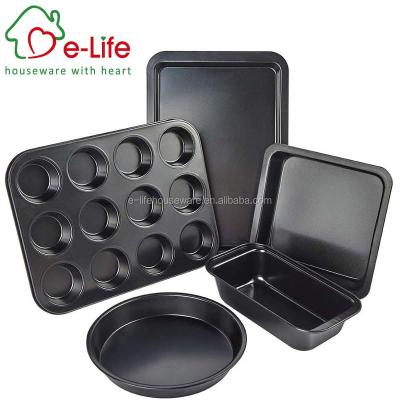 China Sustainable Bakeware Set 5pcs, Non-Stick Baking Cake Pan for the Baker and Enthusiast for sale