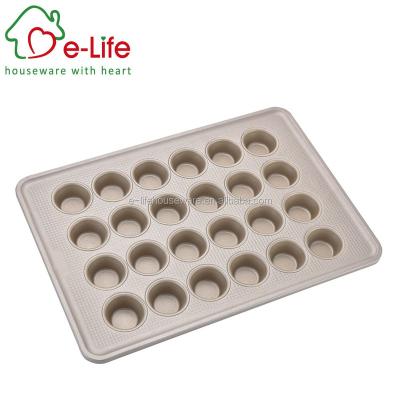 China SUSTAINABLE ELIFE HEAVY DUTY CUP CAKE MINI MOLD WITH 6CUPS/12CUPS/24CUPS/48CUPS for sale